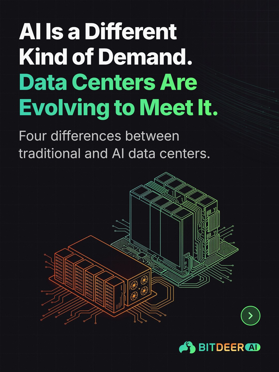 Traditional Versus AI Data Centers: AI Is a Different Kind of Demand