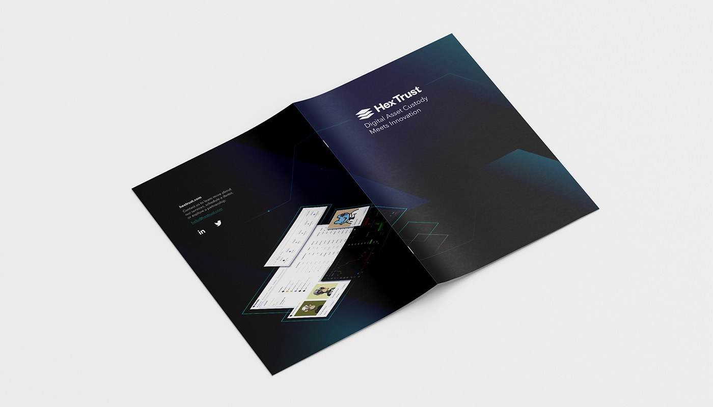 Hex Trust Company Brochure, Front and Back Cover