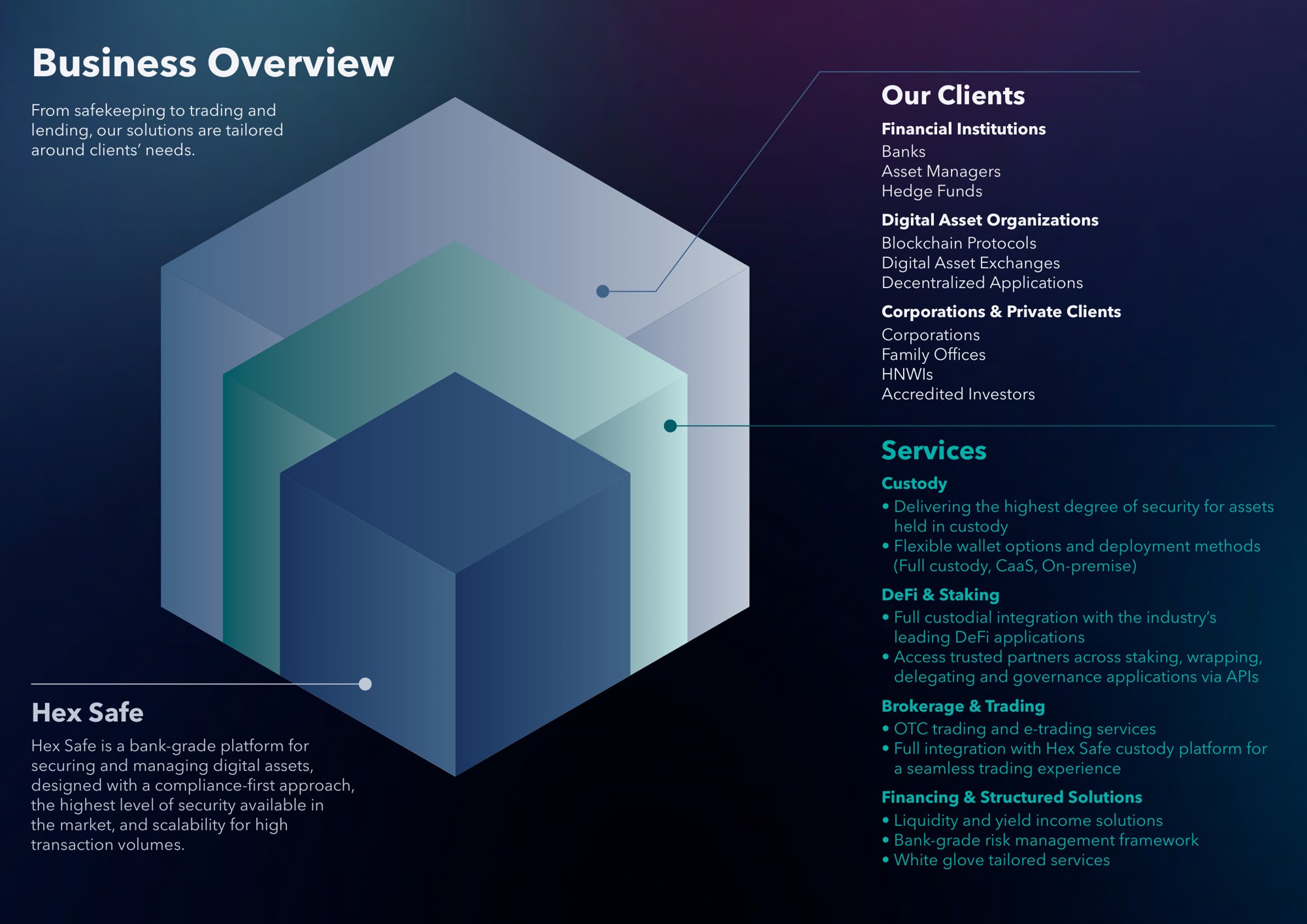 Business Overview and Our Clients
