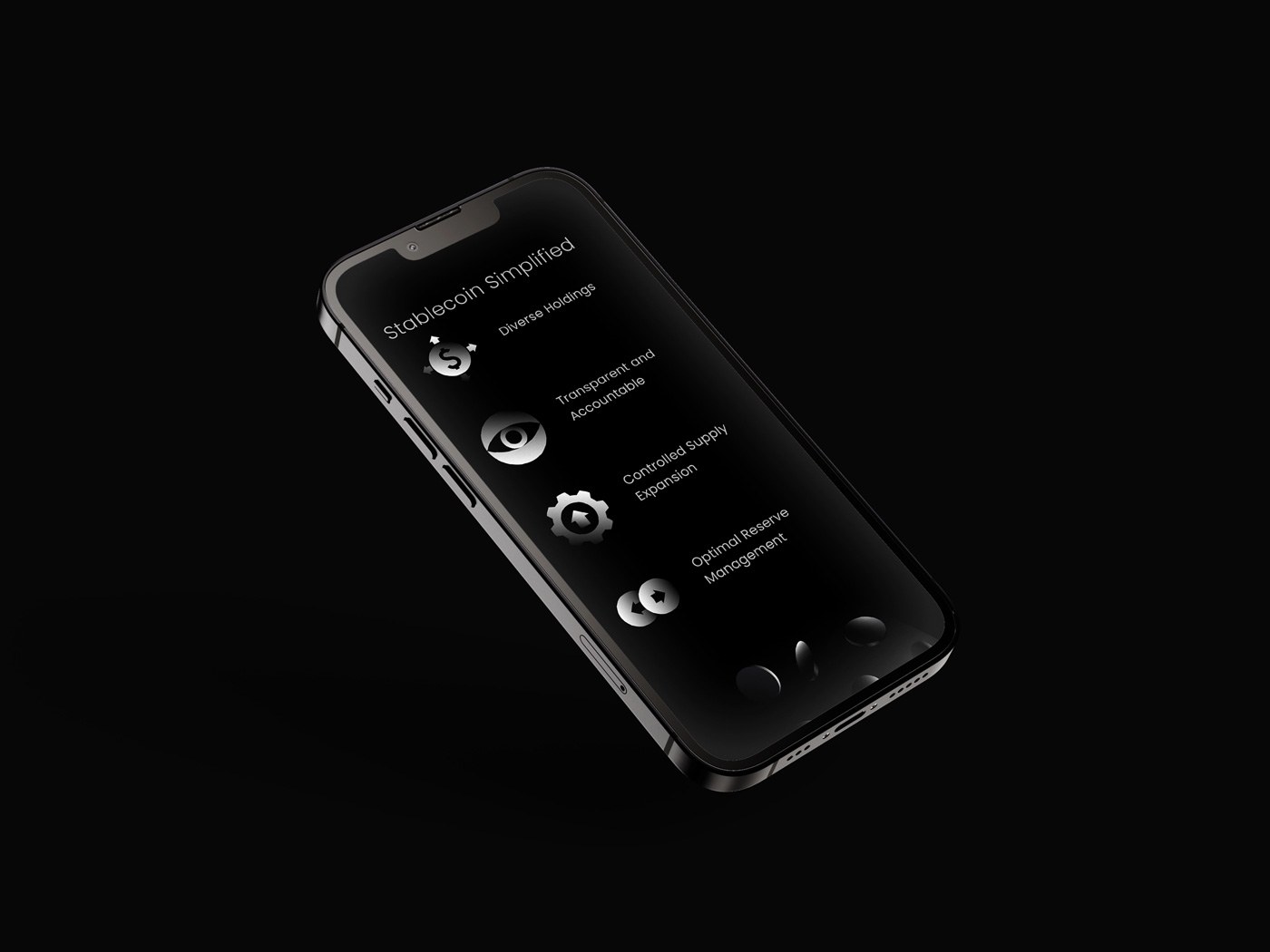 HT Digital Assets: Phone Mockup, Stablecoin Simplified