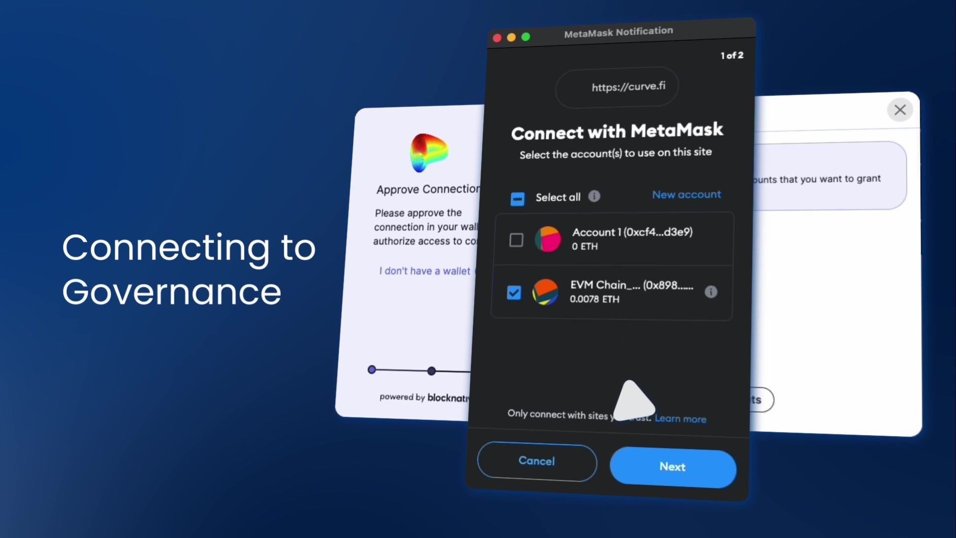 Hex Safe Launch Video: Connecting to Governance: MetaMask Signing