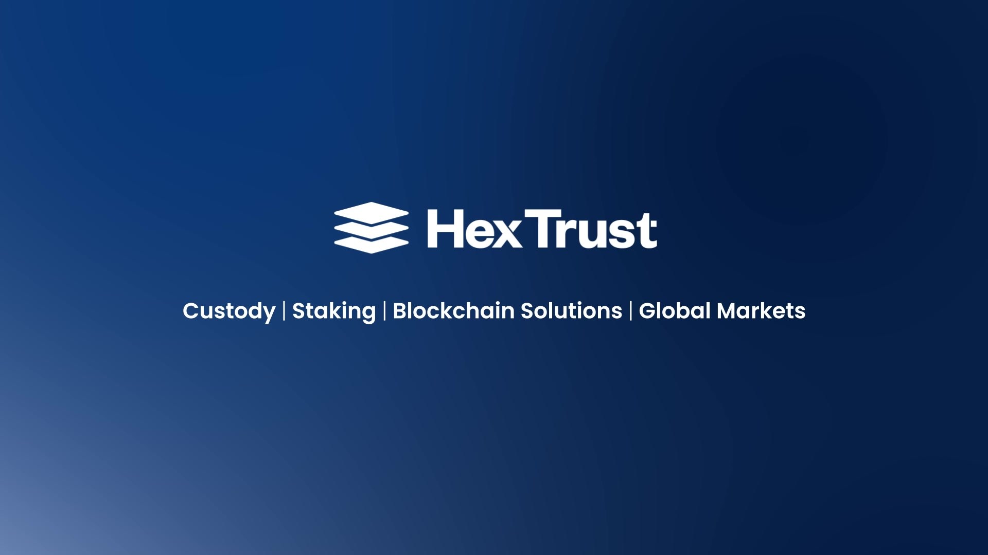 Hex Trust Brand Video: Title Card: Hex Trust Tagline