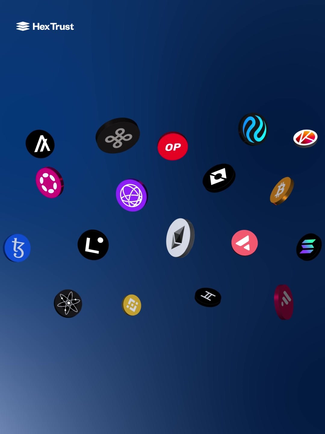Hex Trust Brand Video, Vertical: 250 Tokens Across 22 Blockchains