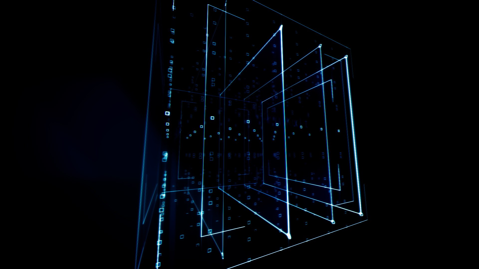 The Monthly Block Intro: Glass Panels Corridor