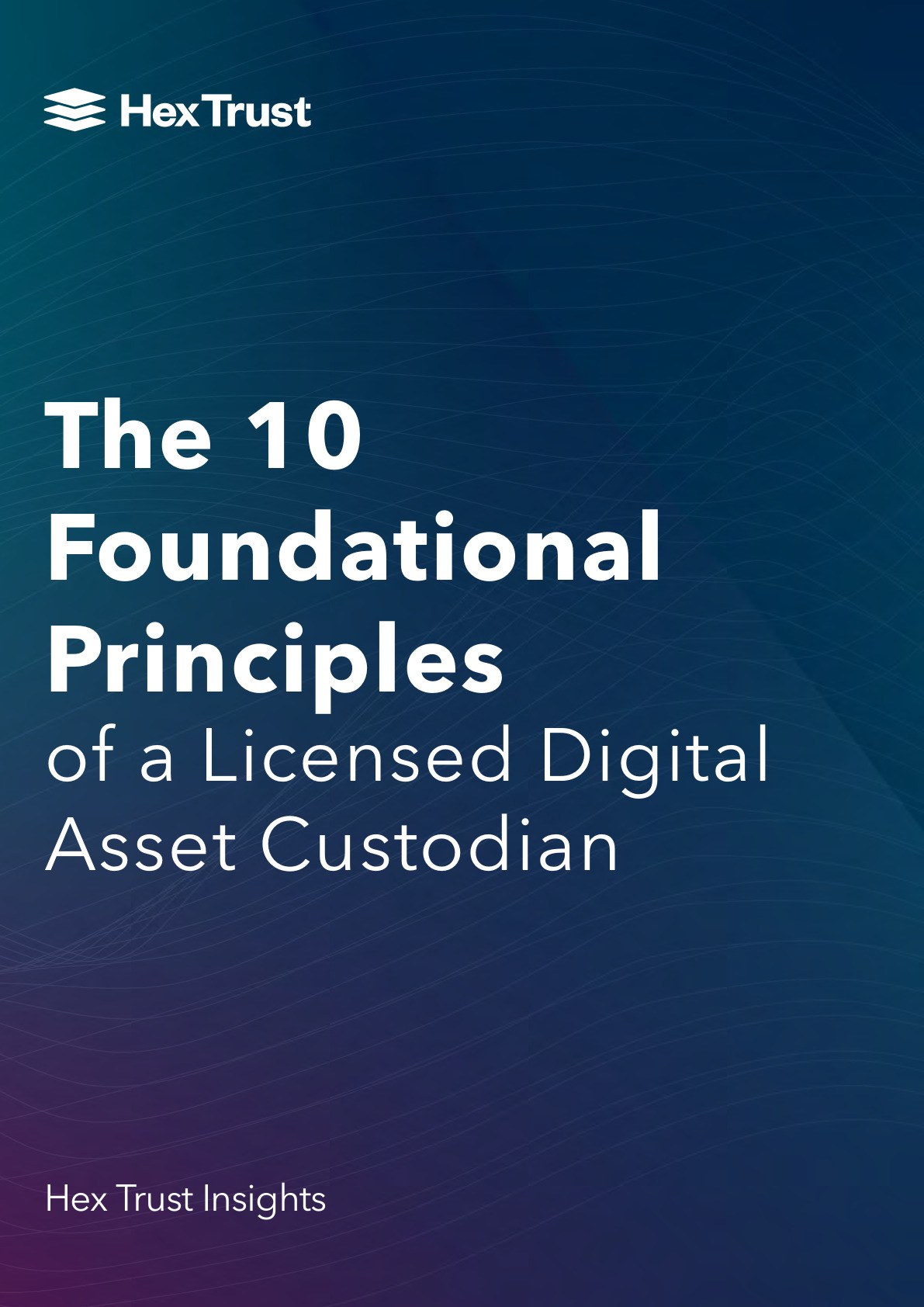 10 Principles Booklet: Cover: The 10 Foundational Principles