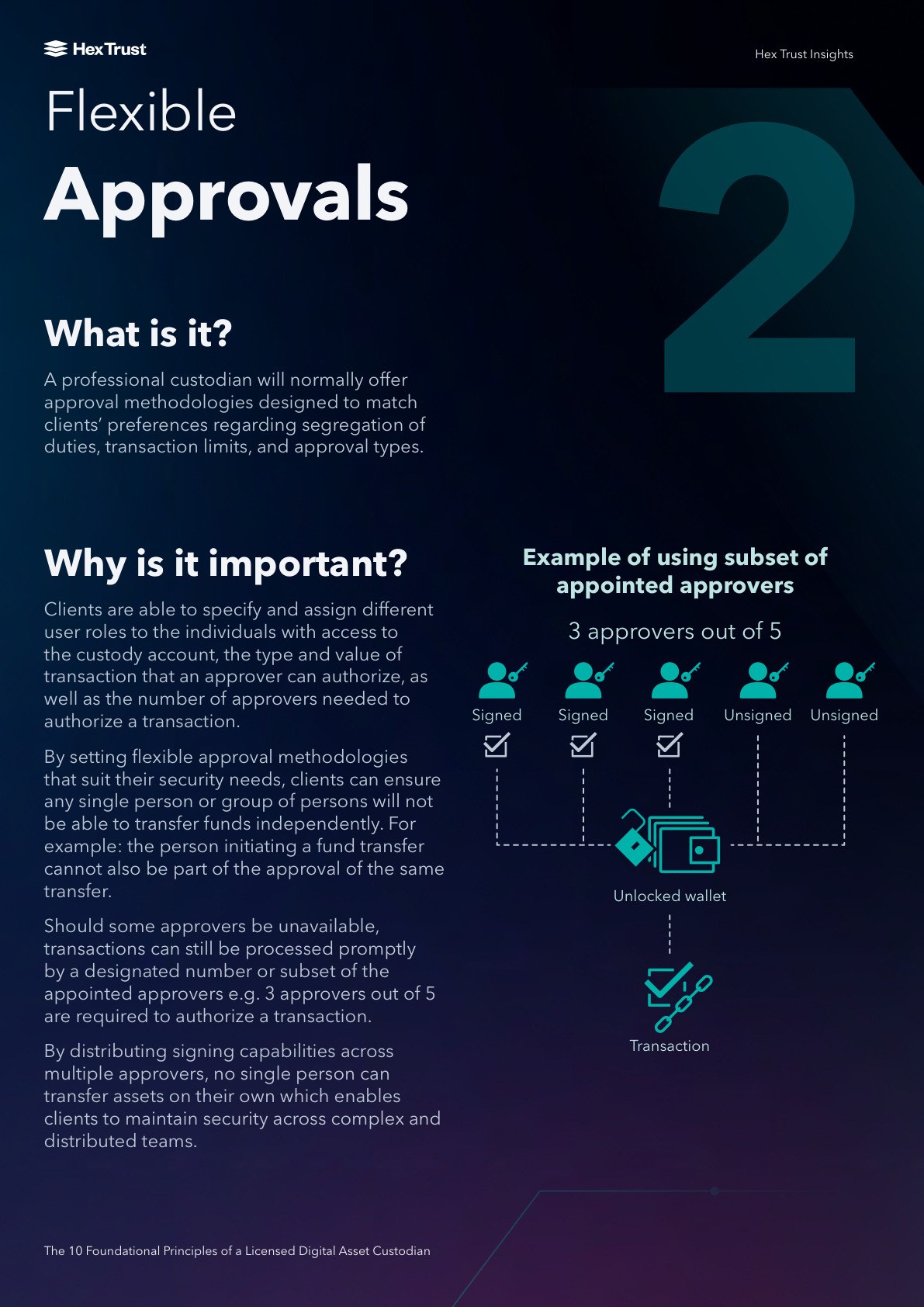 10 Principles Booklet: Principle 2: Flexible Approvals